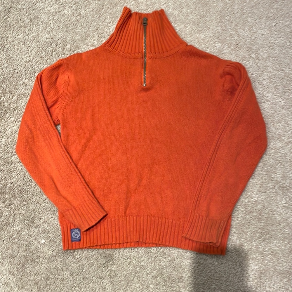 1/4 zip cotton sweater. CiaoMarco